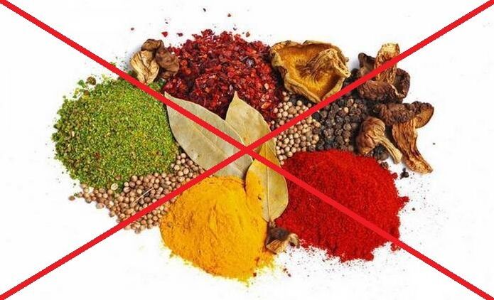 Produse interzise pentru osteocondroza cervicală